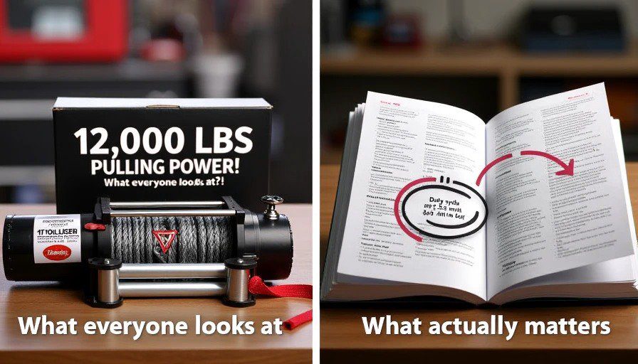 Winch Buyers Don't Read the Fine Print: Duty Cycle, Line Speed, and the Numbers That Actually Matter When You're Stuck at Sunset