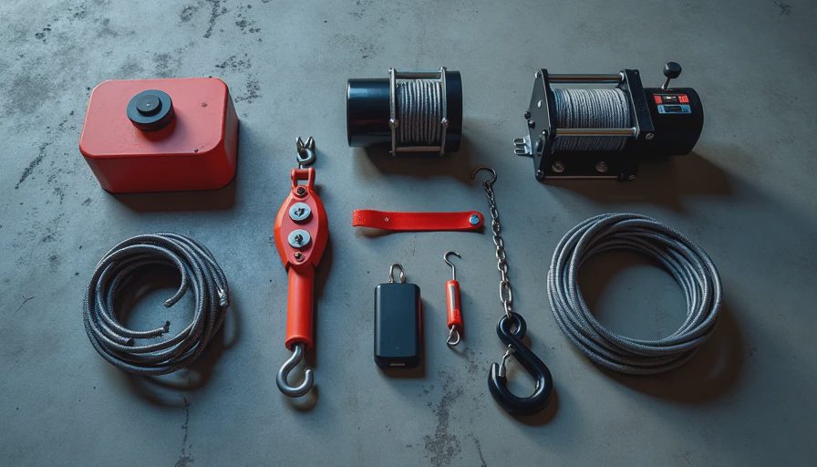 Visual context for hitch mounted winch