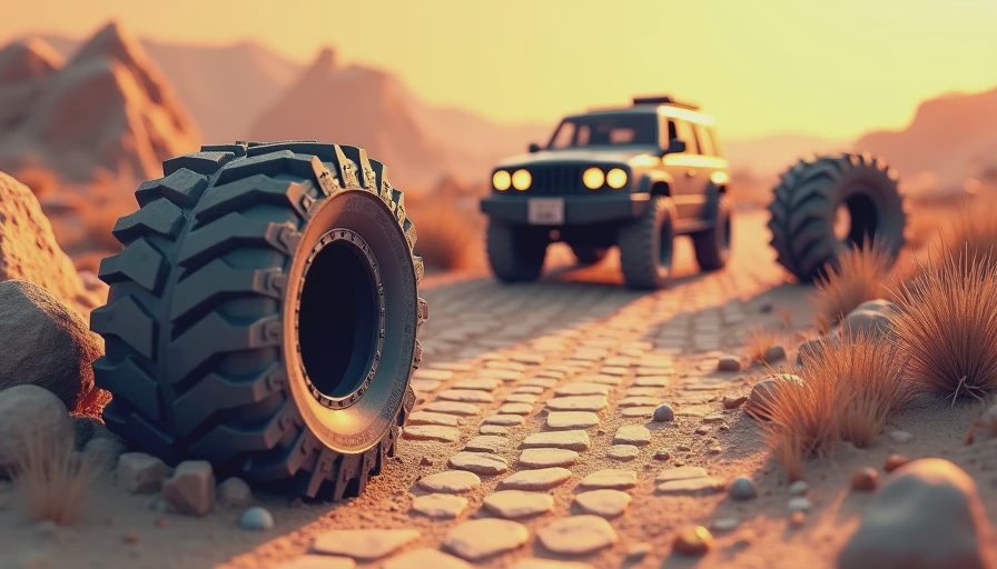 Visual context for 35 inch tires