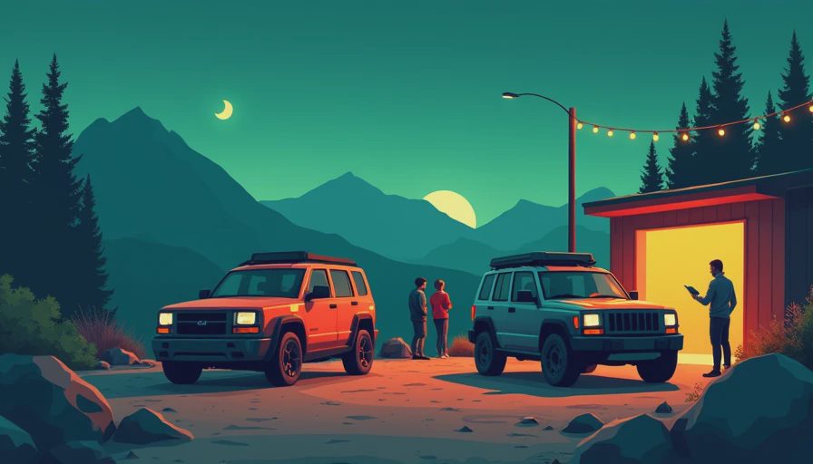 Illustration for toyota 4runner vs land cruiser