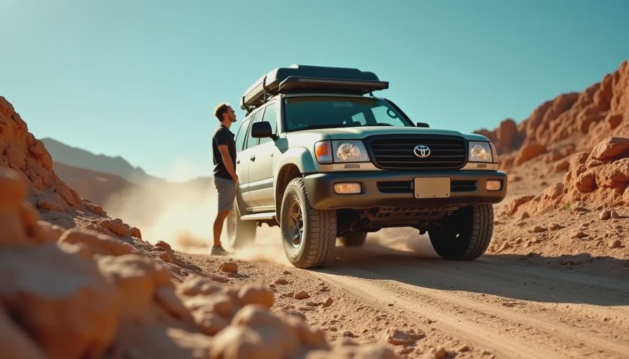 Illustration for 2004 Toyota Land Cruiser 100 series off road review