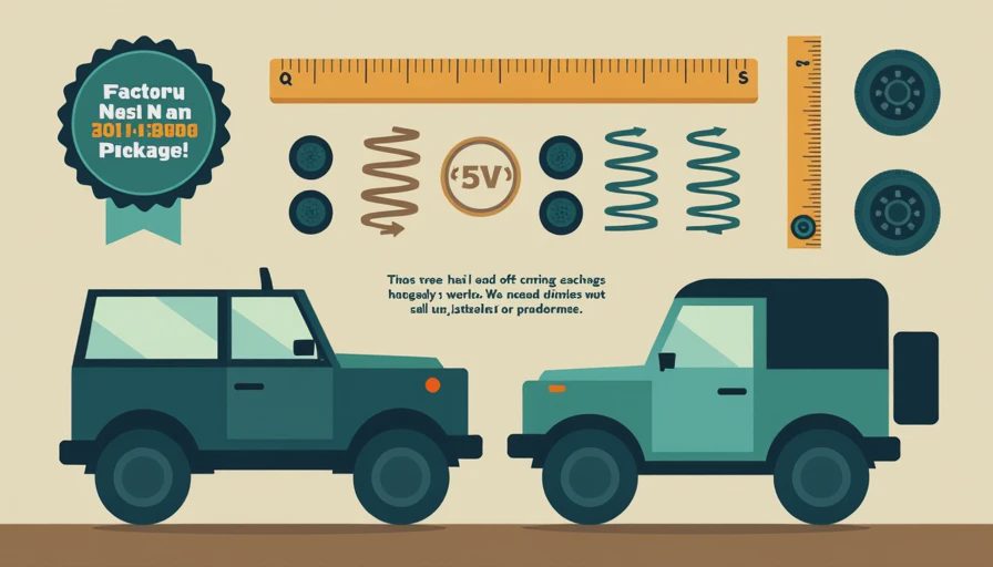 Visual context for Ford Bronco Sasquatch package vs aftermarket lift