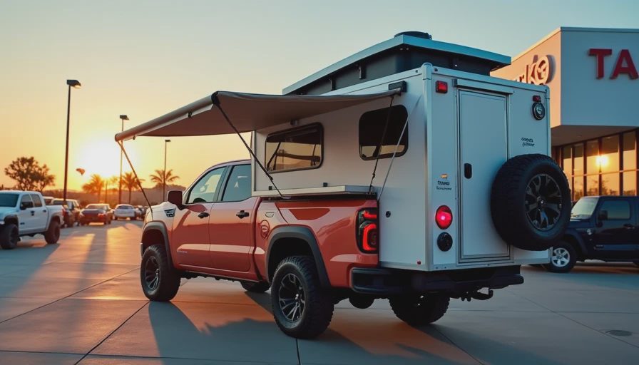 Visual context for lightweight truck campers